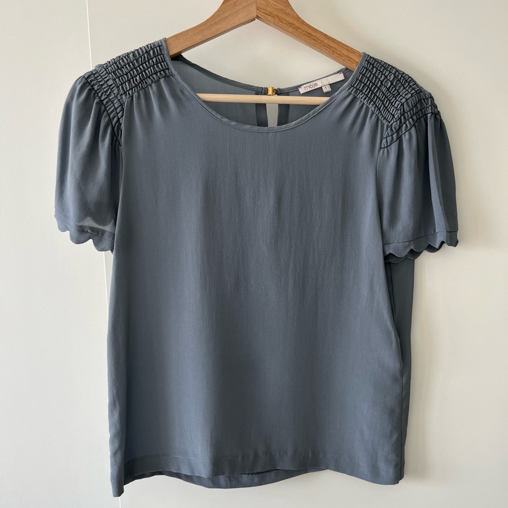 Maje silk top size 1